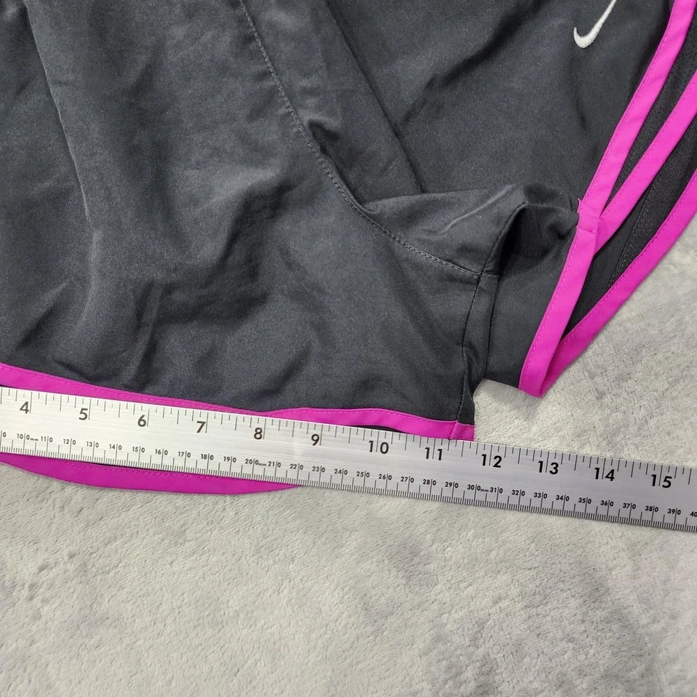 Nike Shorts Womens S Black Pink Dri-FIT Tempo Lined Running Athletic Gym Workout